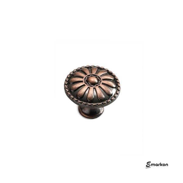 Florence Knob (Red Bronze) | Cabinet Handle