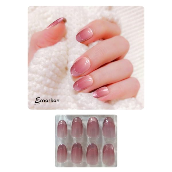 Press On Nails | False Nails (Pink Glamour)